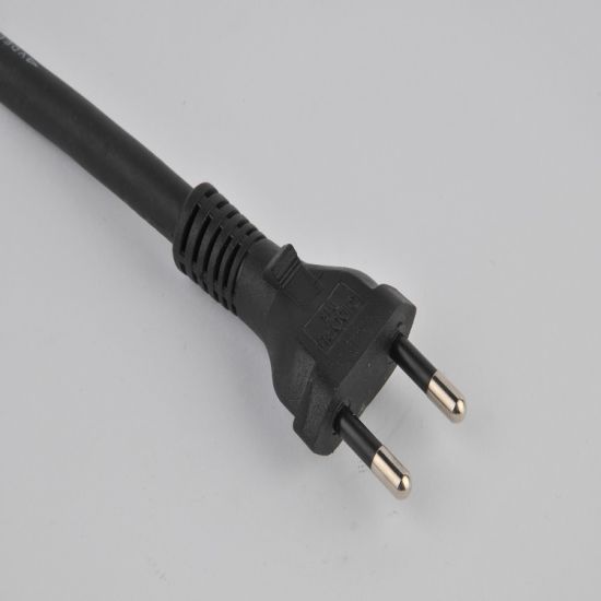 Brasil 10A 250V Dois pinos CA Power Cord Factory