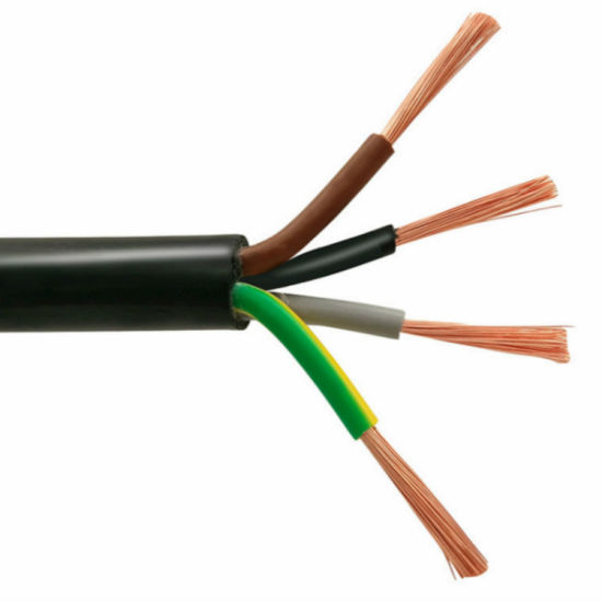 Ambientalmente amigável PVC isolado 300/300V H03VV-F FIRE elétrico de cobre encalhado