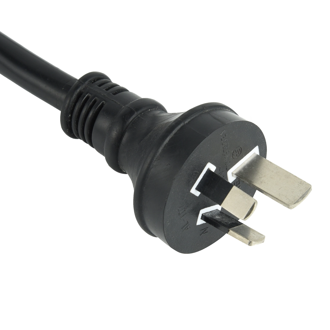 Normalmente 10A H05VV-F 3*1mm2 Leads de extensão australiana com certificação SAA