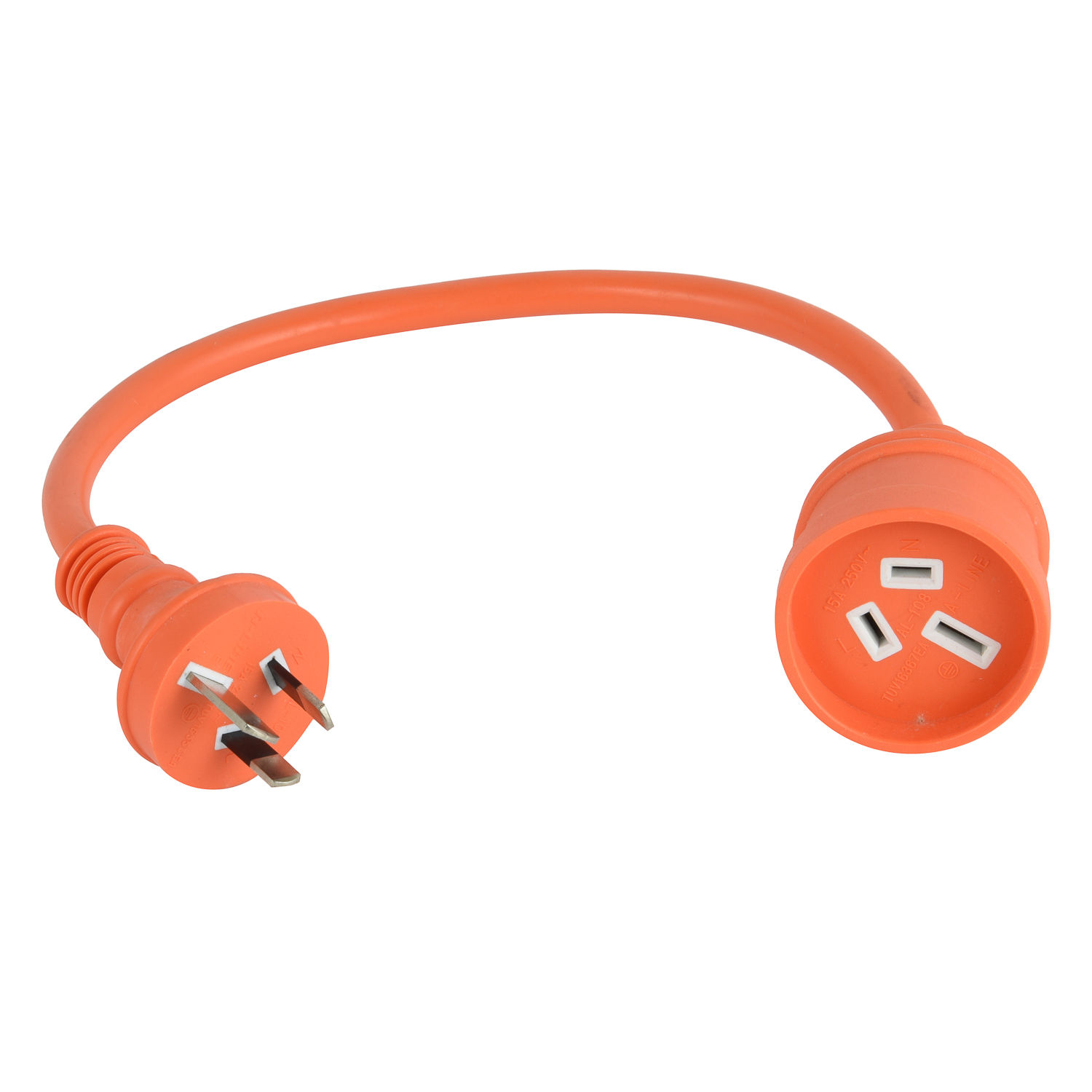 Normalmente 10A H05VV-F 3*1mm2 Leads de extensão australiana com certificação SAA