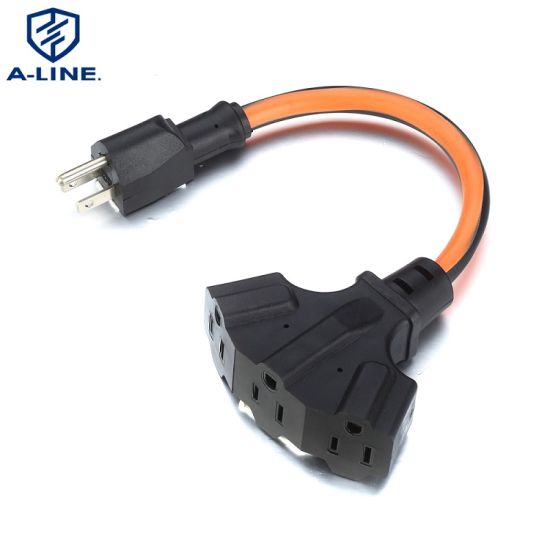 North America Standard Indoor Outdoor Hovery Duty Extension Cord 10/3 AWG SJTW 15A 125V 1875W