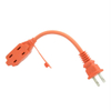 8ft America Type Extension Cord 18AWG com 2 tomadas de extensão de potência soquete