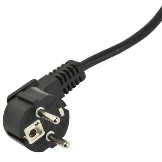 Standard European 10a 3 pinos Extensão cabo de alimentação com conector C13