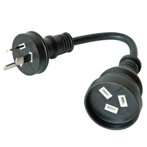 Normalmente 10A H05VV-F 3*1mm2 Leads de extensão australiana com certificação SAA