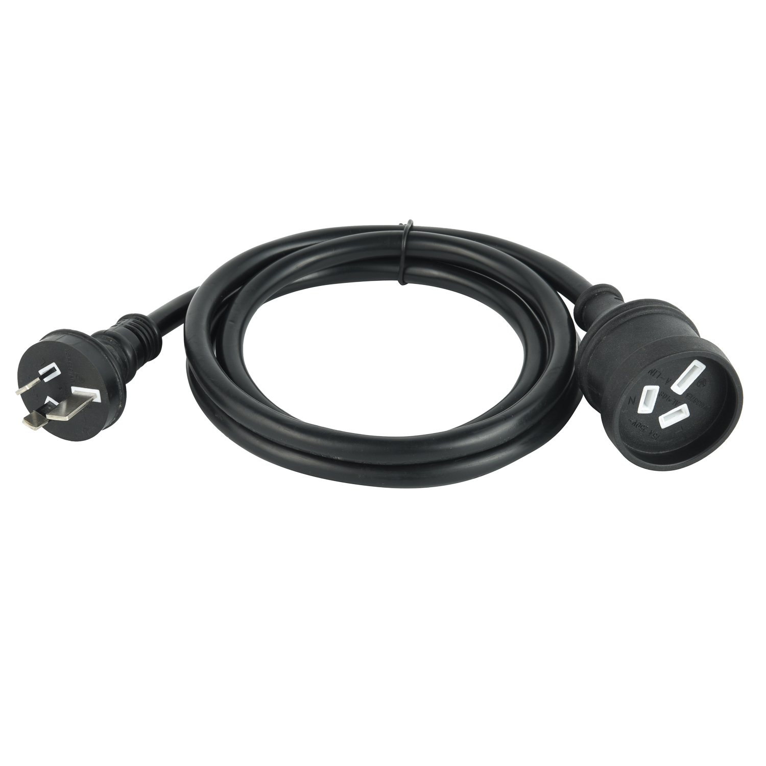 Normalmente 10A H05VV-F 3*1mm2 Leads de extensão australiana com certificação SAA