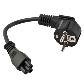 Cabo de extensão de potência AC de 3 pinos europeus com conector C5
