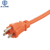 North America Standard UL listado 10 pés 16/3 13A/125V Cordão de extensão para serviço pesado externo interior