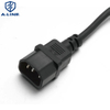 VDE aprovado pelo PVC isolado 10A C13 C14 Conector Cabo de alimentação