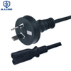 SAA aprovou 2 pino 2.5A Australian Power Extension Cord Factory