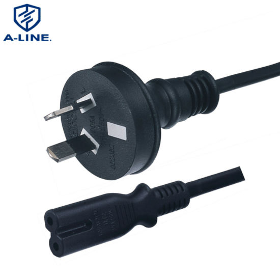 SAA aprovou 2 pino 2.5A Australian Power Extension Cord Factory