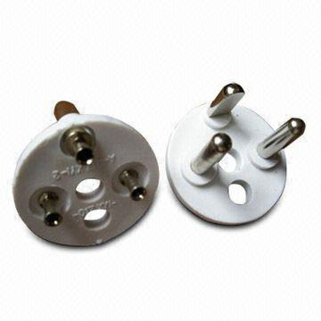 3 Prong 250V CA CONECTOR Plug inserções (AL-418)