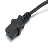 Ângulo reto europeu de 3 pinos CA com conector C13