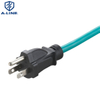 US de 5-15p 125v 3 pinos Extensão CA CA.