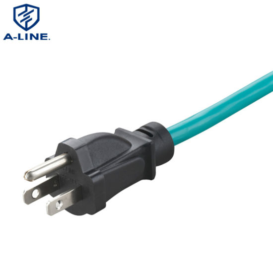 US de 5-15p 125v 3 pinos Extensão CA CA.