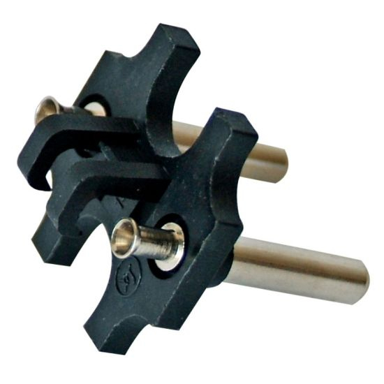 Inserções elétricas de plugue de 2 polos (AL-422)