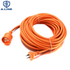 Cordão de extensão transparente da Austrália 10m com 10a, 250V, H07VV-F 3*1,5mm2 