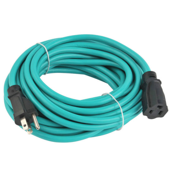North America Standard UL listado 10 pés 16/3 13A/125V Cordão de extensão para serviço pesado externo interior