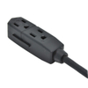10ft US 3 pontos de extensão Cordão NEMA 5-15p Cabo de alimentação feminina usado na América Mercado/American Extension Cord