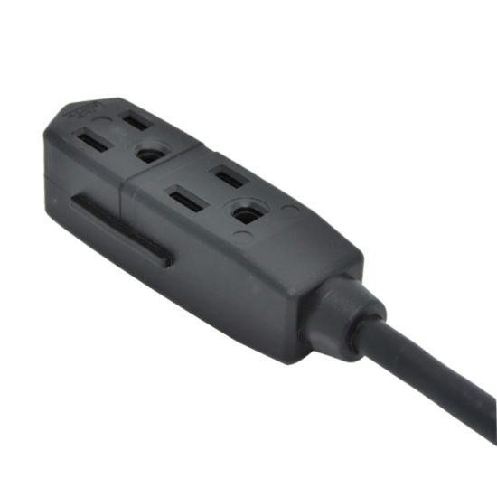 10ft US 3 pontos de extensão Cordão NEMA 5-15p Cabo de alimentação feminina usado na América Mercado/American Extension Cord