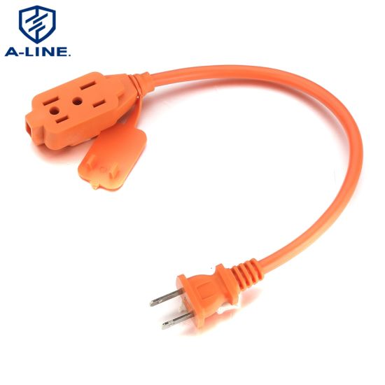 Padrão do ar livre dos EUA 110V 6 pés de extensão Cul Certified for America Canada México