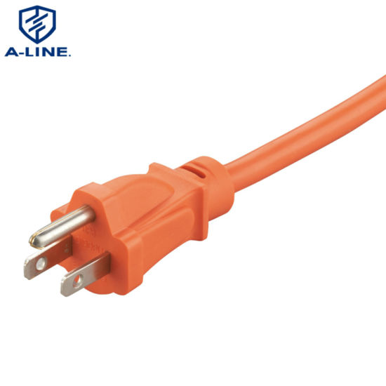 US de 5-15p 125v 3 pinos Extensão CA CA.