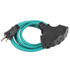 North America Standard Indoor Outdoor Hovery Duty Extension Cord 10/3 AWG SJTW 15A 125V 1875W