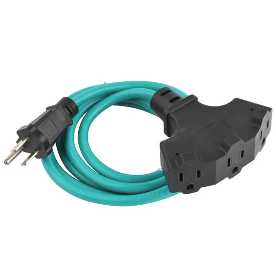 North America Standard Indoor Outdoor Hovery Duty Extension Cord 10/3 AWG SJTW 15A 125V 1875W