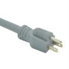  27 ft 16/3 SJTW Cord Round 3 plugue plugue de 120V Fio de extensão para serviço pesado externo de 120V