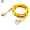 Cordão de extensão transparente da Austrália 10m com 10a, 250V, H07VV-F 3*1,5mm2 