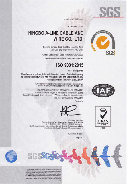 A-line-Iso-9001: 2015