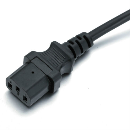 Standard European 10a 3 pinos Extensão cabo de alimentação com conector C13