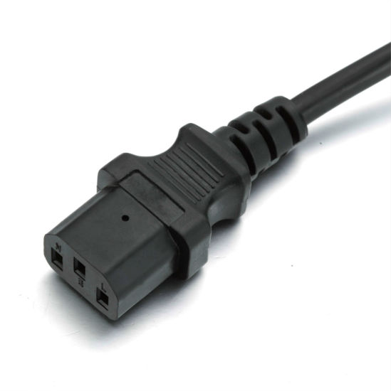 VDE aprovado pelo PVC isolado 10A C13 C14 Conector Cabo de alimentação