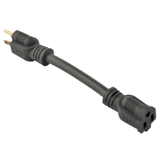  27 ft 16/3 SJTW Cord Round 3 plugue plugue de 120V Fio de extensão para serviço pesado externo de 120V